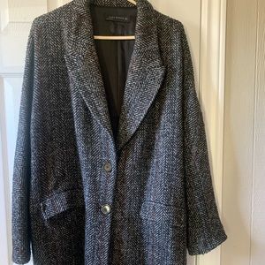 XL ZARA WOMAN light blend pea coat